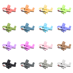 Soft Toy Sharks in all 16 colors