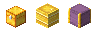 Gold Chest, Barrel, and Shulker Box Gold Chest, Barrel, and Shulker Box
